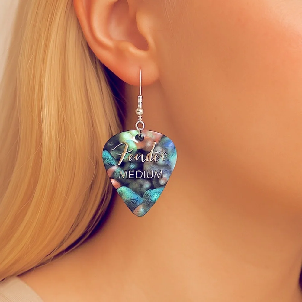 Single Earring Pearlescent Multi Color New Boutique